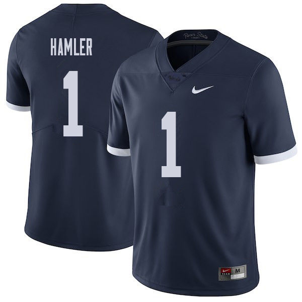 NCAA Nike Men's Penn State Nittany Lions K.J. Hamler #1 College Football Authentic Throwback Navy Stitched Jersey VVC4898SZ